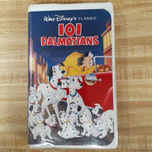 101 Dalmatians VHS Disney Black Diamond Animated Classic Spring Lead 1992 Clam